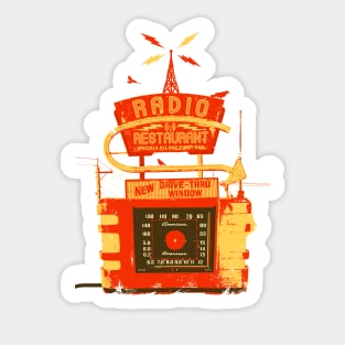 RADIO RESTAURANT Sticker